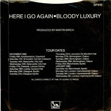 Load image into Gallery viewer, Whitesnake : Here I Go Again / Bloody Luxury (7", Single)
