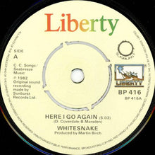 Load image into Gallery viewer, Whitesnake : Here I Go Again / Bloody Luxury (7", Single)
