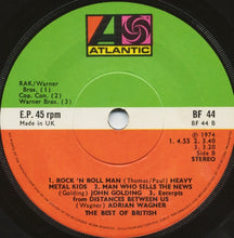 Load image into Gallery viewer, Various : The Best Of British (7", EP, Comp)
