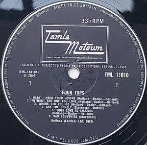 Four Tops : Four Tops (LP, Album, Mono)