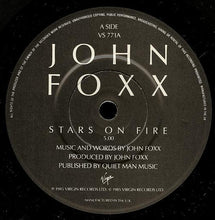 Load image into Gallery viewer, John Foxx : Stars On Fire (2x7&quot;, Single, Ltd, Gat)
