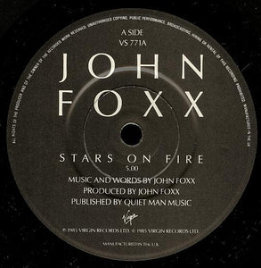 John Foxx : Stars On Fire (2x7", Single, Ltd, Gat)