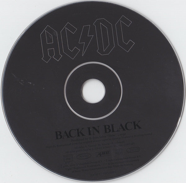 Buy AC/DC : Back In Black (CD, Album, RE, RM, Dig) online for the ...