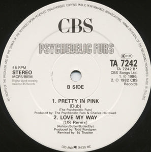 Psychedelic Furs* : Pretty In Pink (12", Single)