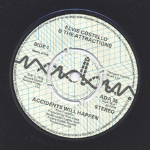 Load image into Gallery viewer, Elvis Costello &amp; The Attractions : Accidents Will Happen (7", Single, Pus)
