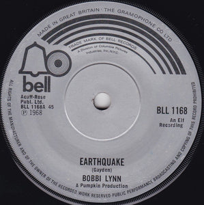 Bobbi Lynn : Earthquake / Opportunity Street (7", Single, RE, Sol)