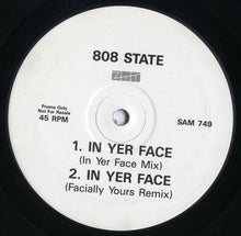 Load image into Gallery viewer, 808 State : In Yer Face (12", Single, Promo)
