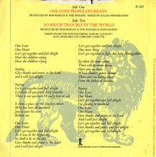 Load image into Gallery viewer, Bob Marley &amp; The Wailers : One Love / People Get Ready (7", Single, Sol)
