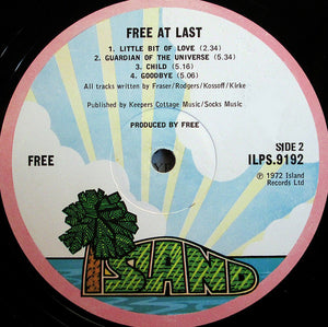 Free : Free At Last (LP, Album, RE)
