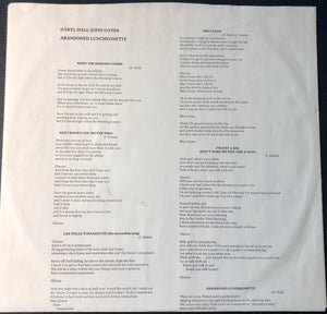 Daryl Hall & John Oates : Abandoned Luncheonette (LP, Album, RP, PR )