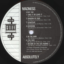 Load image into Gallery viewer, Madness : Absolutely (LP, Album)
