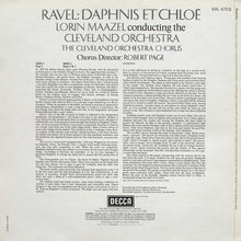 Load image into Gallery viewer, Ravel*, Cleveland Orchestra*, Lorin Maazel : Daphnis Et Chloé (Complete Ballet) (LP)
