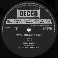 Load image into Gallery viewer, Ravel*, Cleveland Orchestra*, Lorin Maazel : Daphnis Et Chloé (Complete Ballet) (LP)
