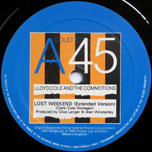 Load image into Gallery viewer, Lloyd Cole And The Commotions* : Lost Weekend (Extended Version) (10&quot;, Single, Ltd)
