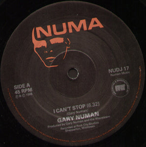 Gary Numan : I Can't Stop (10" + Flexi, 7", S/Sided)