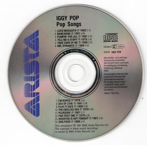 Iggy Pop : Pop Songs (CD, Comp)