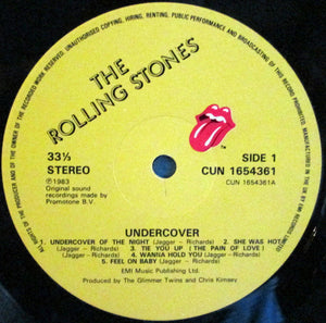 The Rolling Stones Undercover UK(英)盤 LP Undercover: Amazon.co.uk: CDs & Vinyl