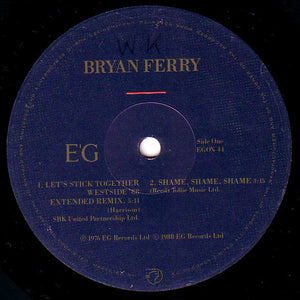 Bryan Ferry : Let's Stick Together (12")