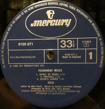 Load image into Gallery viewer, Rush : Permanent Waves (LP, Album, M/Print)
