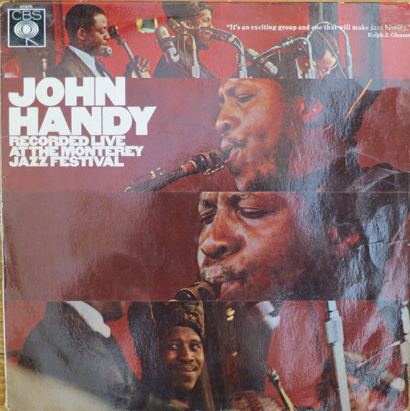 John Handy : Recorded Live At The Monterey Jazz Festival (LP, Album, Mono)