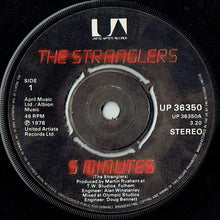 Load image into Gallery viewer, The Stranglers : 5 Minutes (7", Single)
