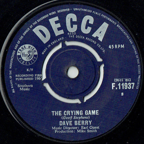 Dave Berry : The Crying Game (7