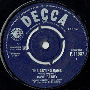 Dave Berry : The Crying Game (7", Single)