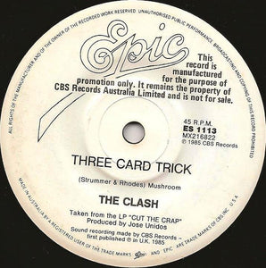 The Clash : Are You Red. .Y (7", Single, Promo)