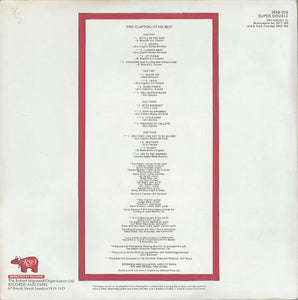 Eric Clapton : At His Best (2xLP, Comp)