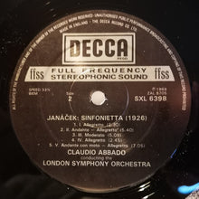 Load image into Gallery viewer, Hindemith* / Janáček*, London Symphony Orchestra, Claudio Abbado : Symphonic Metamorphoses On Themes Of Weber / Sinfonietta (LP, Album, Ltd, RE, RM)
