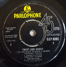 Load image into Gallery viewer, The Beatles : Twist And Shout (7", EP, Mono, RP, Fir)
