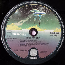 Load image into Gallery viewer, Def Leppard : High 'N' Dry (LP, Album)
