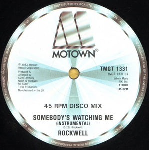 Rockwell : Somebody's Watching Me (12", Single, SW )