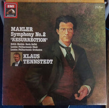 Load image into Gallery viewer, Mahler* - Edith Mathis, Doris Soffel, London Philharmonic Choir, London Philharmonic Orchestra, Klaus Tennstedt : Symphony No. 2 In C Minor 'Resurrection' (2xLP, Album)

