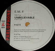 Load image into Gallery viewer, EMF : Unbelievable (7", Single, Pap)
