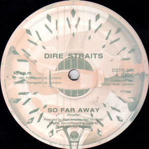 Dire Straits : So Far Away (10", Single)