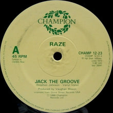Load image into Gallery viewer, Raze : Jack The Groove (12")
