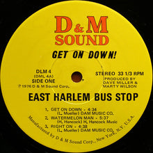Load image into Gallery viewer, East Harlem Bus Stop : Get On Down! (LP, Album, M/Print)
