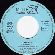 Load image into Gallery viewer, Erasure : Sometimes (7", Single)
