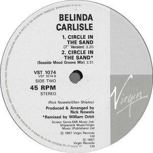 Belinda Carlisle : Circle In The Sand (12", Single)