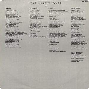 Talk Talk : The Party's Over (LP, Album)