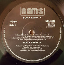 Load image into Gallery viewer, Black Sabbath : Black Sabbath (LP, Album, RE, Gat)
