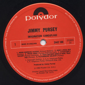 Jimmy Pursey : Imagination Camouflage (LP, Album, Gat)
