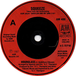 Squeeze (2) : Hourglass (7", Single, Red)