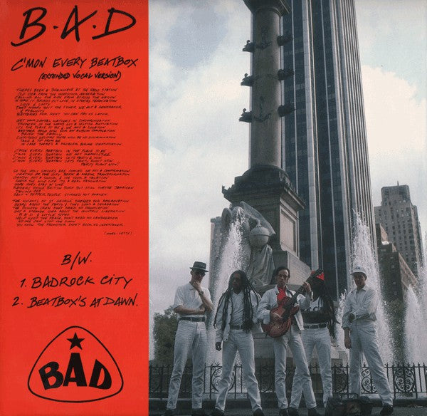 Big Audio Dynamite : C'mon Every Beatbox (12
