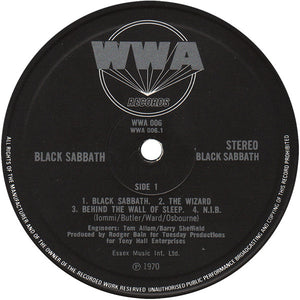 Black Sabbath : Black Sabbath (LP, Album, RE, Gat)