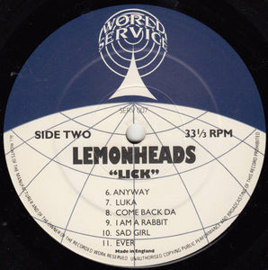Lemonheads* : Lick (LP, Album)