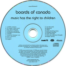 Load image into Gallery viewer, Boards Of Canada : Music Has The Right To Children (CD, Album, RE, RP, Dig)
