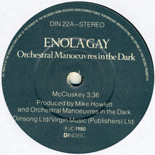 Load image into Gallery viewer, Orchestral Manoeuvres In The Dark : Enola Gay (7&quot;, Single, Bla)
