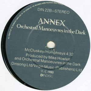 Orchestral Manoeuvres In The Dark : Enola Gay (7", Single, Bla)